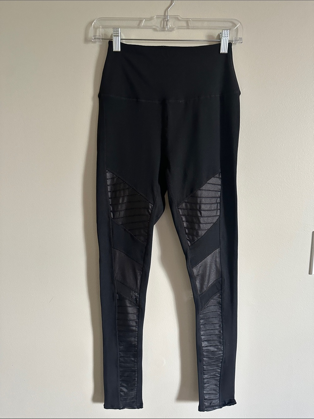 NWT Black knit mesh leggings - Picture 12 of 15